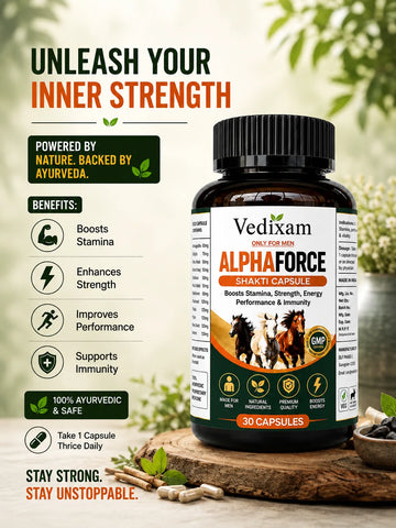 ALPHAFORCE  Supports Energy, Stamina, Vitality & Everyday Wellness for Men.