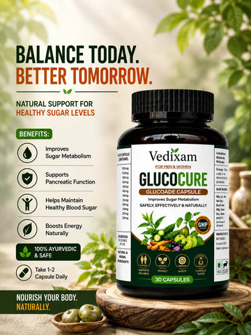 GLUCOCURE Blood Sugar Wellness Support for Men & Women